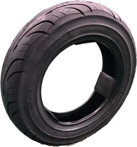 Miniatura 3 de 5A02 Juego de 2 neumáticos sin cámara para scooter 3.50-10 (métrico 100/90-10), 51J, motocicleta/ciclomotor delantera/trasera, llanta de 10", negro