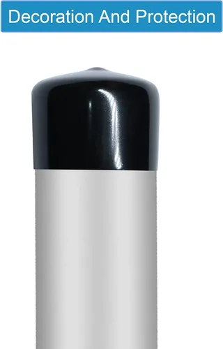 Miniatura 5 de Acocony Tapones de goma redondos de 1 pulgada, tapones de plástico de PVC flexible para agujeros redondos, color negro, paquete de 12