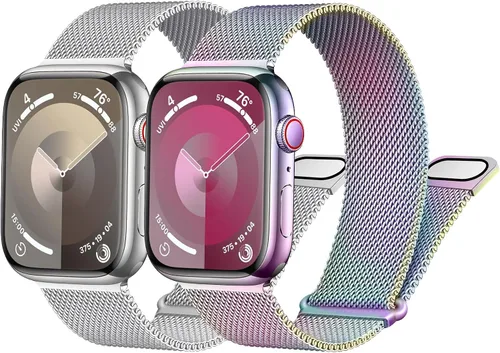 Miniatura 16 de Correa milanesa para Apple Watch Band de 1.575 pulgadas, 1.732 pulgadas, 1.614 pulgadas, 1.772 pulgadas, 1.654 pulgadas, 1.614 pulgadas, 1.614