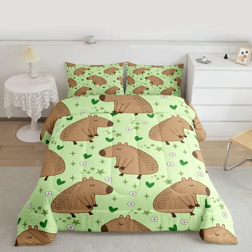 Miniatura 13 de jejeloiu Juego de ropa de cama Queen y King, juego de edredón de panal para niños, niñas, adolescentes, decoración de habitación, edredón Multi 07