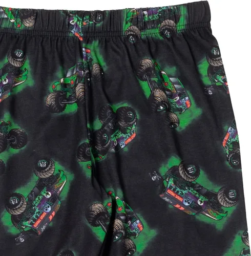 Miniatura 7 de Monster Jam Grave Digger - Camisa y pantalones de pijama