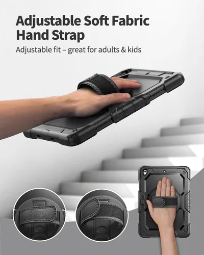 Miniatura 3 de Funda para iPad de 9ª/8ª/7ª generación, funda para iPad 10.2 2021/2020/2019, [a prueba de niños] ambison funda protectora de cuerpo completo