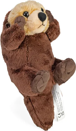 Wild Republic Wild Calls - Peluche de nutria marina, juguete de peluche, regalos para niños, animal de zoológico, 8 pulgadas