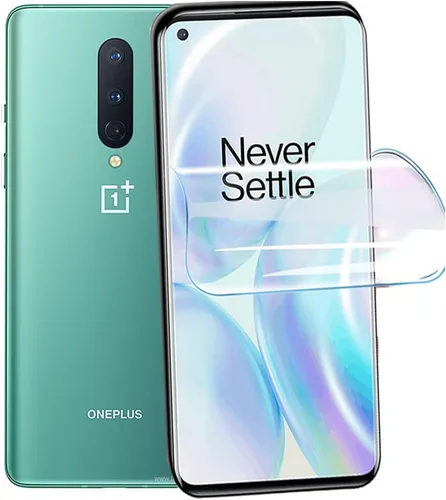 Protector de pantalla frontal flexible para OnePlus 8/8 5G / 8 5G UW 6.55 "1+8 3D Película de hidrogel transparente TPU sensible al tacto Desbloqueo