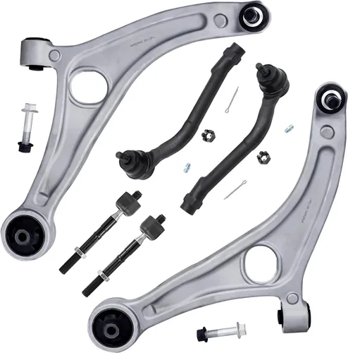 Miniatura 13 de Detroit Axle - Kit de brazos de control de extremo delantero 4WD para Ford 04-08 F-150, 06-08 Lincoln Mark LT, 4 extremos de barra de acoplamiento