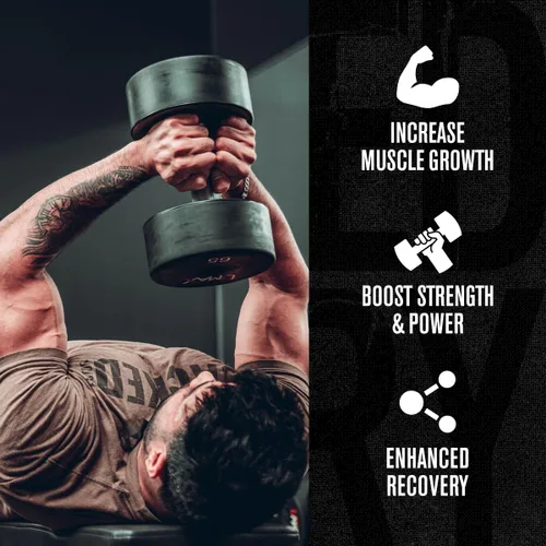 Miniatura 4 de Jacked Factory Monohidrato de creatina en polvo de 15 oz – Suplemento diario de creatina de 0.18 oz para hombres y mujeres, apto para veganos
