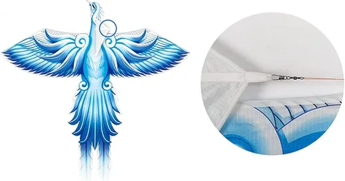Miniatura 4 de HIIGH Kites Bluebird nueva cometa grande Phoenix Kite adulto deportes al aire libre cometa fácil de volar juego para niños
