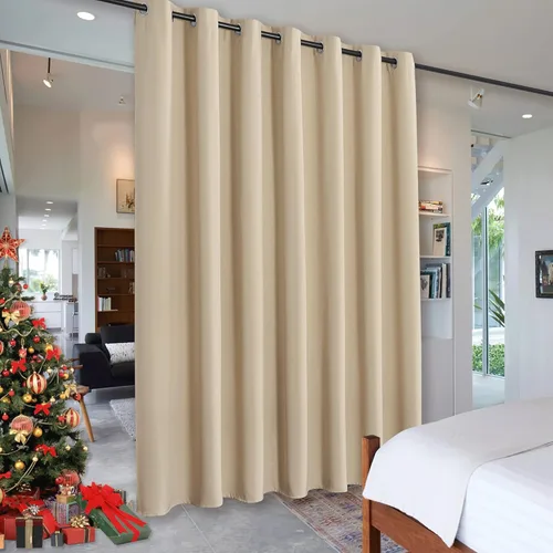 RYB HOME - Cortinas extralargas de privacidad, para bloquear luz, de techo a suelo, para comedor, oficina, sala de estar, cine en casa, patio, 8.3