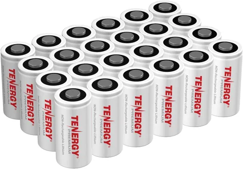 Miniatura 11 de Tenergy Paquete de 12 baterías de litio CR123A de 3 V no recargables, 1600 mAh para cámaras Arlo, baterías de litio fotográficas, cámaras