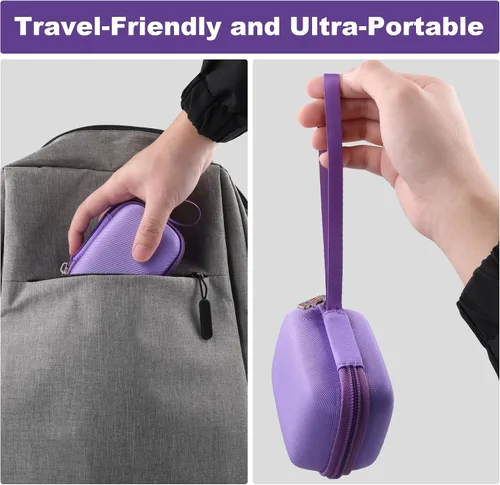 Miniatura 9 de khanka Hard Case Replacement for Anker 45W Wall Charger 5,000mAh 20W Portable Charger, 521 Power Bank (PowerCore Fusion), Case Only (Purple)