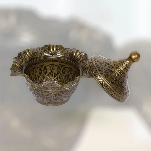 Miniatura 4 de Alisveristime Gultas - Azucarero grande de aleación de zinc con tapa (verde antiguo)