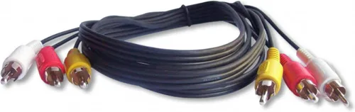 Miniatura 3 de Your Cable Store Cable de audio/video RCA de 12 pies 3 macho a 3 machos