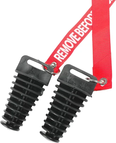 Miniatura 6 de RACOONA 2 unidades de tapón de lavado para el silenciador de escape, accesorio para tubo de escape de moto de tierra, tapón de lavado de 0.6"-1.5