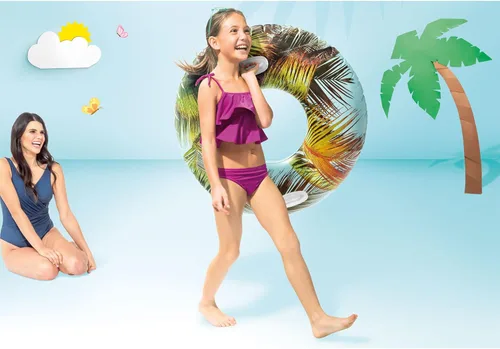 Miniatura 6 de Intex - Tubo transparente de 38 pulgadas con asas