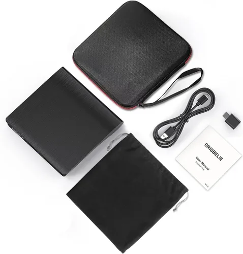 Miniatura 9 de ORIGBELIE Unidad externa de CD/DVD para portátil, grabadora de CD USB 3.0, unidad de DVD externa, reproductor de DVD portátil para computadora