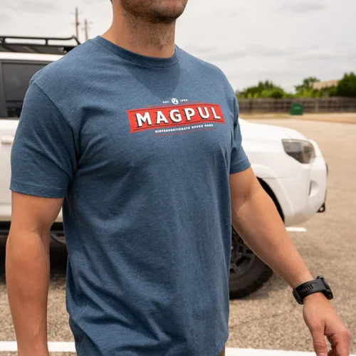Miniatura 3 de Magpul Camiseta de manga corta con cuello redondo CVC para hombre