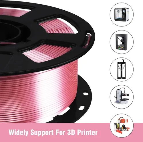 Miniatura 31 de Bblife - Filamento PLA multicolor de arcoíris, brillante, cambia rápidamente de color y tiene un efecto sedoso, material para impresión 3D, 2.2