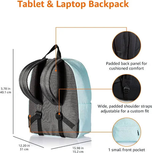 Miniatura 4 de Tienda Basics Mochila escolar clásica - Aqua