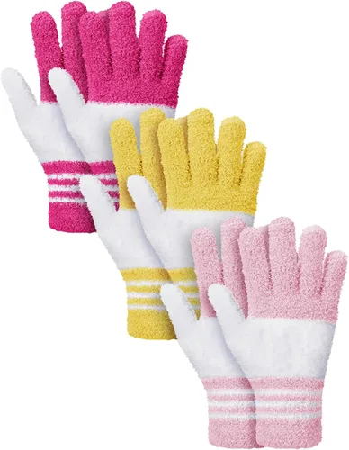 Miniatura 24 de Patelai 12 pares de guantes de microfibra para limpiar plantas de interior, persianas, muebles, casa (colores surtidos, medianos)