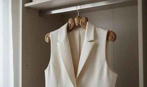 Miniatura 3 de Chaqueta de traje de boda de madera vintage hecha a mano, camisa de esmoquin, colgador de ropa para novio y vestido de novia, antideslizante