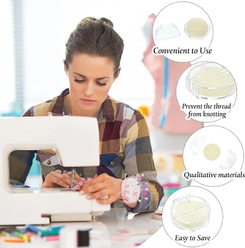 Miniatura 3 de Maitys Acondicionador de hilo de cera de abejas para coser a mano, cera de abejas, acondicionador de hilo dental para acolchar, línea de Estuche