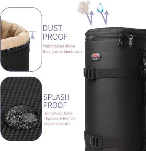 Miniatura 4 de Funda para lente de cámara DSLR compatible con Canon, Nikon, Pentax, Sony, Olympus, Panasonic y otras lentes