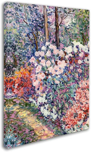Miniatura 2 de Trademark Fine Art Lienzo de flores en el bosque por Manor Shadian 14x19