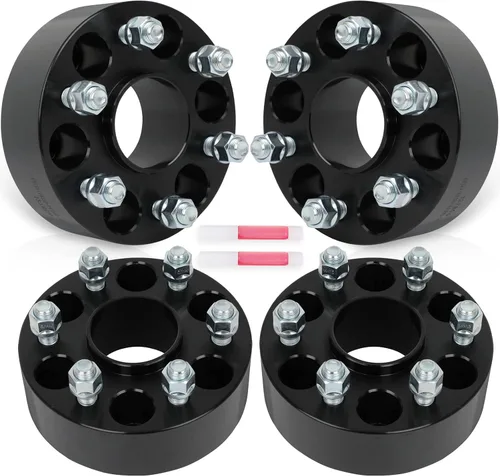 Miniatura 19 de SCITOO 4 espaciadores de rueda de 1 pulgada, 4 lengüetas de 0.157 x 3.937 in a 0.157 x 3.937 in, pernos de 0.472 x 0.059 in, compatibles