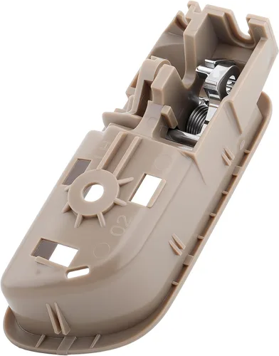Miniatura 8 de Manija de puerta interior compatible con Toyota Camry 2002 2003 2004 2005 2006, lado del conductor delantero o trasero, carcasa beige con palanca