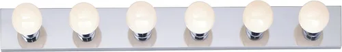 Miniatura 10 de Nuvo Lighting SF77/188 Lámpara de Tocador Transicional de Tres Luces en Acabado de Latón Pulido/Fundido