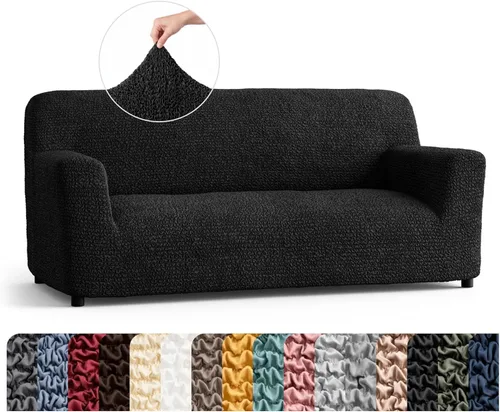 Miniatura 59 de Fundas elásticas de sofá prémium para sofá, funda para silla, lavable, apta para perros y mascotas, fundas elásticas de poliéster para sofá biplaza