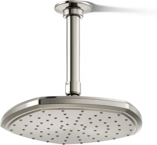 Kohler 27051-SN Occasion® Cabezal de lluvia de una sola función de 8", 2.5 gpm, níquel pulido Níquel pulido vibrante