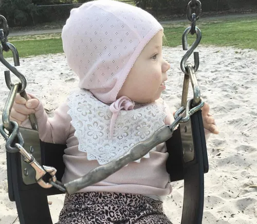 Miniatura 4 de Babero de bebé para niñas, babero de encaje suave para bebés de 0 a 12 meses, paquete de 2