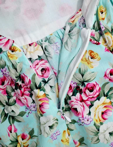 Miniatura 290 de Vestido de verano para niña, de algodón, con diseño floral
