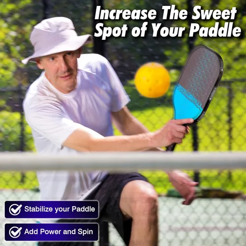 Miniatura 3 de 20 piezas de cinta de plomo para pickleball - Cinta adhesiva de 3M para palas de pickleball con caja de almacenamiento, tiras adhesivas ponderadas