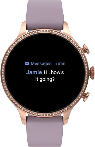 Miniatura 10 de Fossil - Reloj inteligente con pantalla táctil Gen 6 con altavoz para mujer medición de frecuencia cardíaca oxígeno en sangre GPS pagos sin contacto