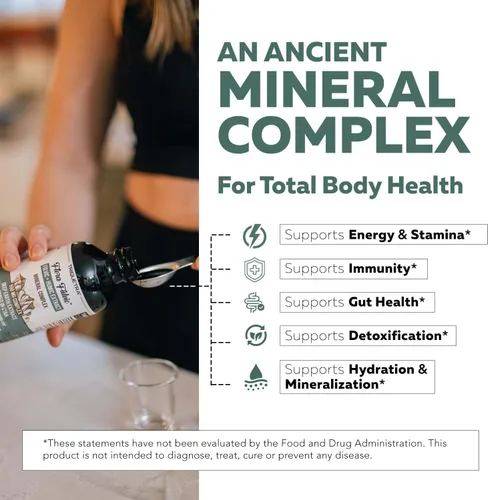 Miniatura 3 de Flora Fulvic Ácido fúlvico + complejo de ácido húmico – 550 mg Minado en Utah, extracto prehistórico de tierra profunda Inmunidad, intestino