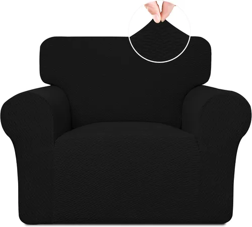 Miniatura 13 de Easy-Going - Funda de sofá de jacquard elástica, funda de sofá suave de 1 pieza, funda de sofá con espumas antideslizantes, protector de muebles