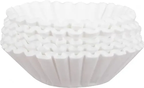 Filtros de café comercial de 12 tazas, filtros de café grandes, calidad premium, (9 ¾ pulgadas x 4 ¼ pulgadas), filtros totalmente naturales,
