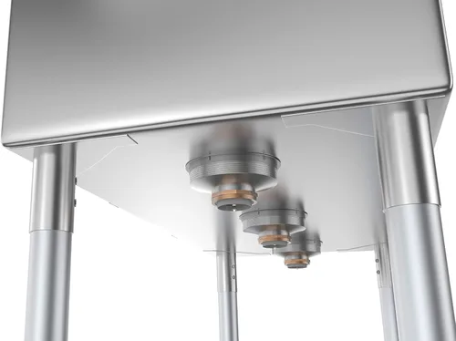 Miniatura 7 de KoolMore - SC101410-12L3 Fregadero de cocina comercial de acero inoxidable NSF de 3 compartimentos con 1 escurridor - Tamaño del tazón 10 pulgadas x