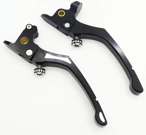 Miniatura 3 de Motocicleta CNC Palancas de freno embrague ajustable para Harley Touring Street Glide 2014-2016