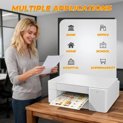 Miniatura 8 de LC404 - Paquete de 4 cartuchos de tinta (3000 páginas) compatibles con MFC-J1205W para impresora Brother LC404 LC404XL, funciona con impresora
