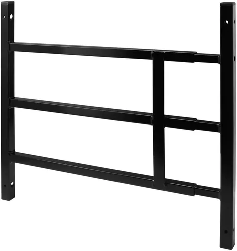 Prime-Line S 4747 Protector de ventana fijo de 3 barras de acero al carbono para seguridad del hogar y seguridad infantil, 15-3/4 pulgadas a 23-1/2