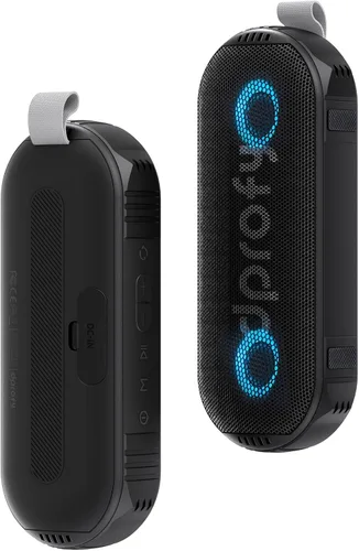 Miniatura 7 de Dprofy Nueva Reproducción 2 Rondas, Altavoz de Golf Magnético Bluetooth, Altavoz Portátil Pro Inalámbrico Estéreo con Bajo Profundo, Resistente al