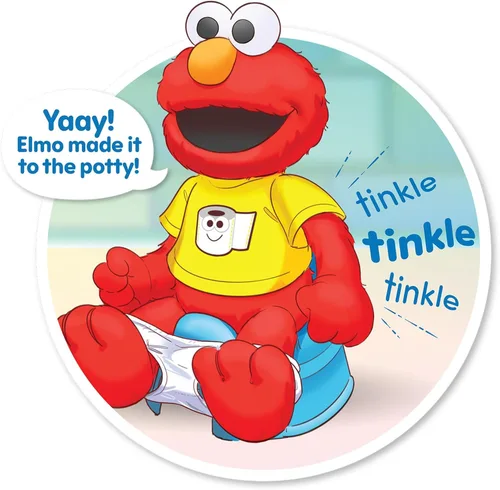 Miniatura 3 de SESAME STREET Potty Time Elmo - Peluche sostenible de 12 pulgadas, sonidos y frases, herramienta de entrenamiento para ir al baño, juguetes