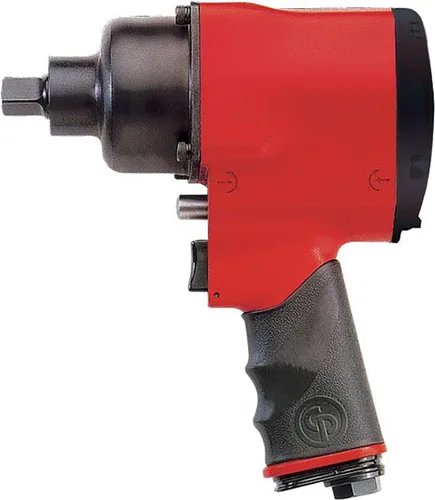 Miniatura 2 de Chicago Pneumatic CP6500-RSR Llave de impacto de aire de 1/2 pulgada, rojo, acero de aleación, martillo doble, lubricación de baño de aceite