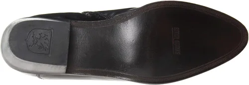 Miniatura 4 de Stacy Adams Santos - Botas con cremallera lateral para hombre, cuero negro