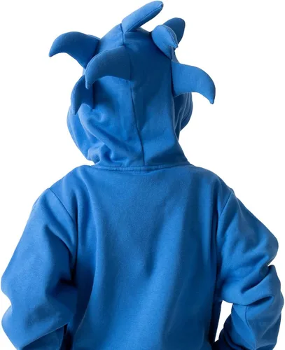 Miniatura 4 de Bioworld Sonic The Hedgehog Cosplay con orejas de espuma manga larga sudadera azul con capucha para niño