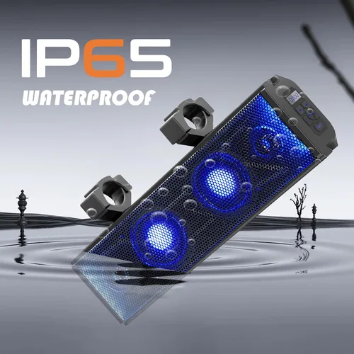 Miniatura 4 de Barra de sonido UTV de 17 pulgadas, barra de sonido ATV de 4 altavoces, sistema de sonido UTV, altavoces SXS, conectividad Bluetooth impermeable