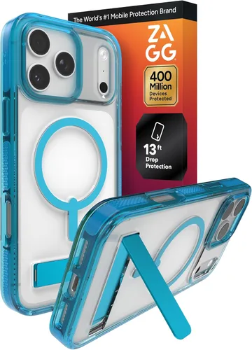 Miniatura 54 de ZAGG Santa Cruz Snap - Funda con función atril para iPhone 16 Pro Max, compatible con MagSafe, protección contra caídas de grado militar de 13 pies